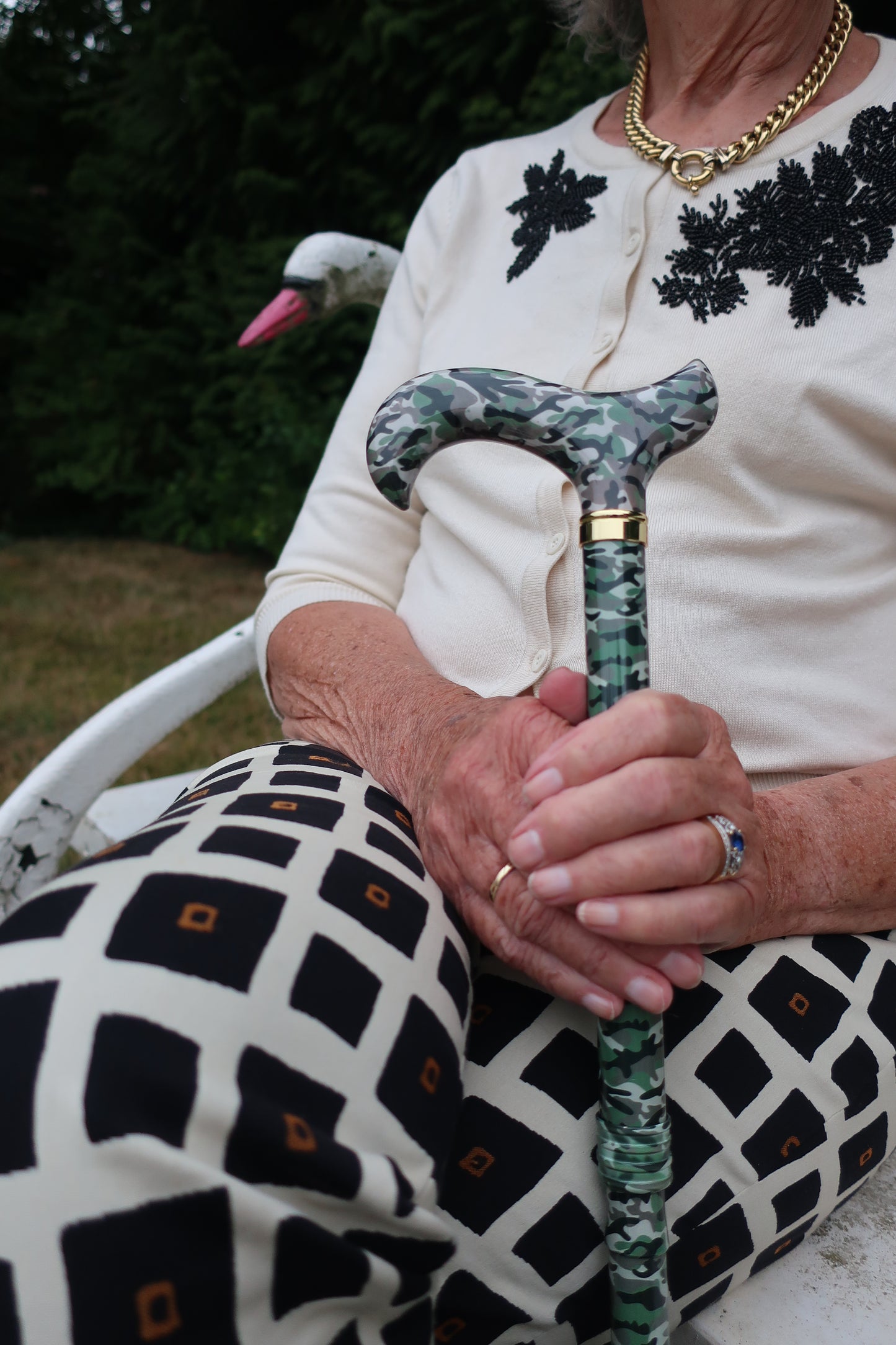 Camouflage Wandelstok