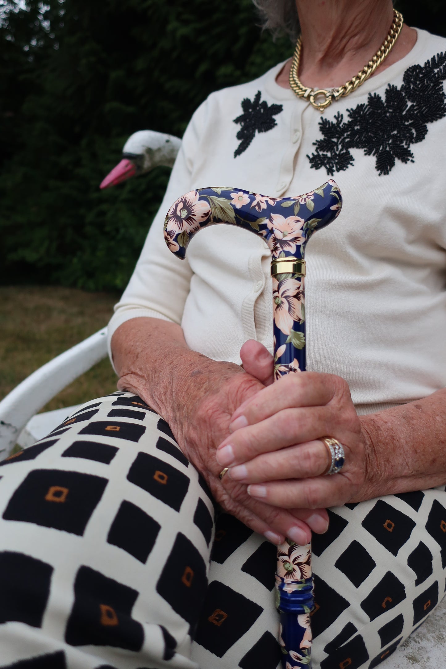 Blauwe Passievrucht Wandelstok