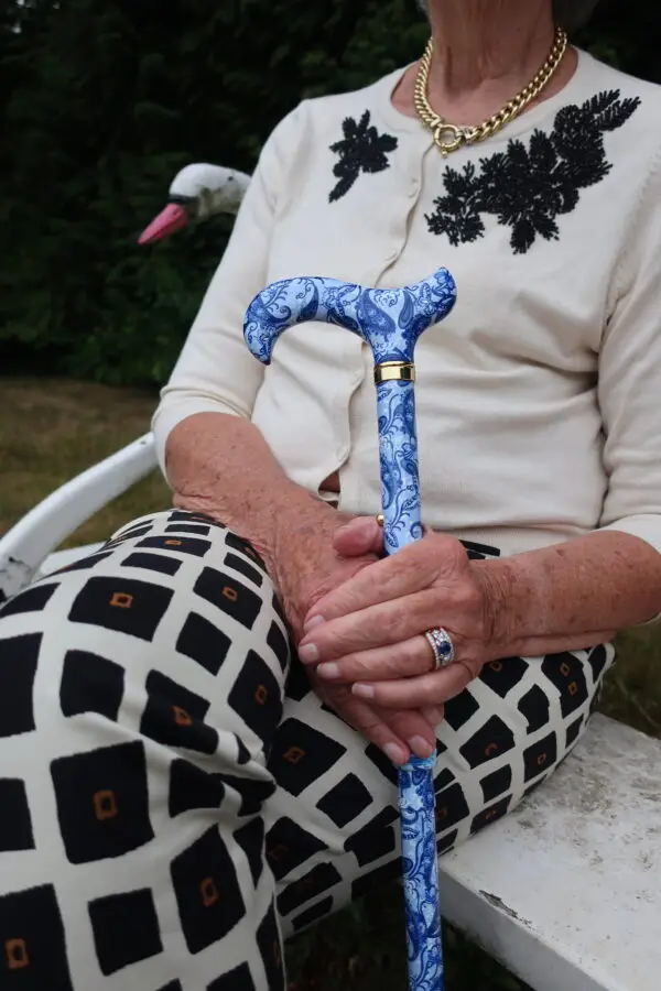 Delfts Blauw Wandelstok - Afbeelding 2