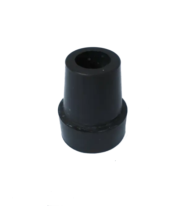 Ninee Wandelstok Rubber Dop Zwart