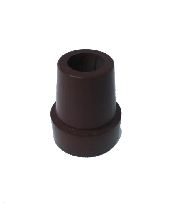Ninee Wandelstok Rubber Dop Bruin