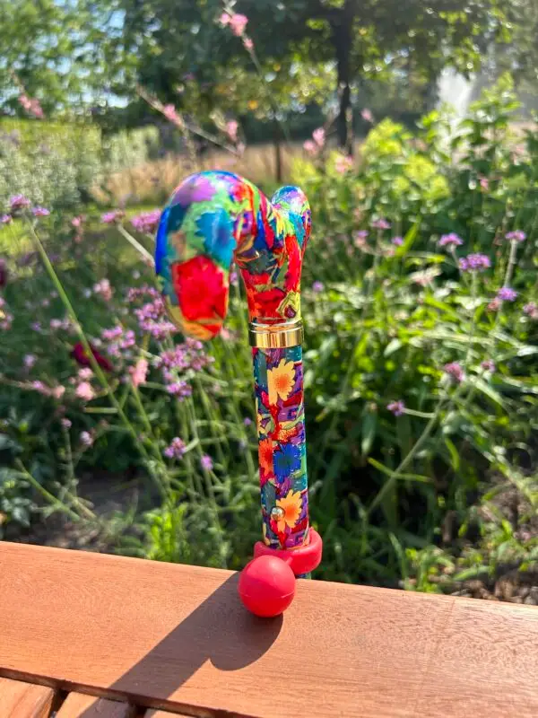 Ninee Wandelstok Tafelsteun Rood - Afbeelding 2